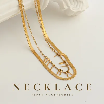 Dây chuyền layer Lineing Titan Gold - DC067