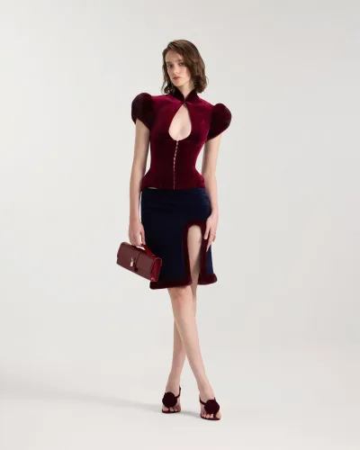 Silk Road Home Velvet Skirt