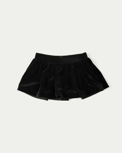 Elevated Velvet Mini Skort