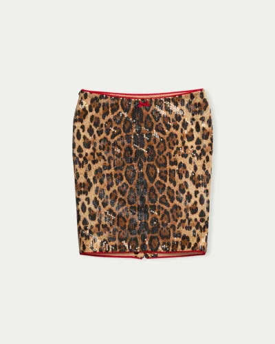 Cheetah Midi Skirt