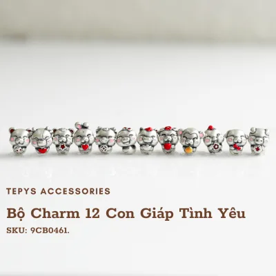 Bộ Charm 12 Con Giáp Tình Yêu