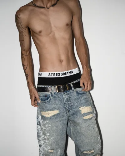 SSMA BOXER - WHITEBLACK