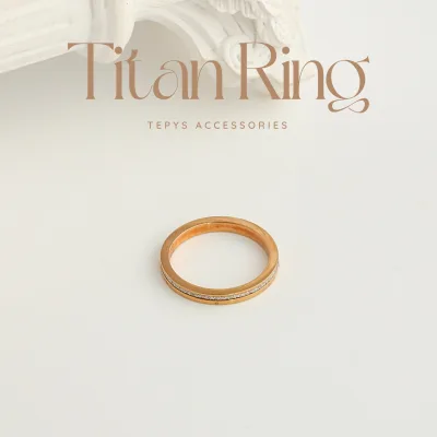 Nhẫn Titan Alida Rose Gold