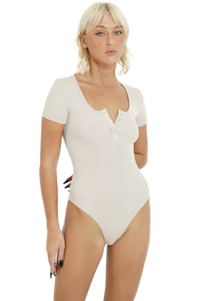 JULIE BODYSUIT - BEIGE