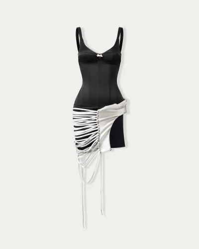 Staircase Corset Mini Dress