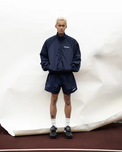 SSMA COACH TRACK SHORTS - DARK BLUE