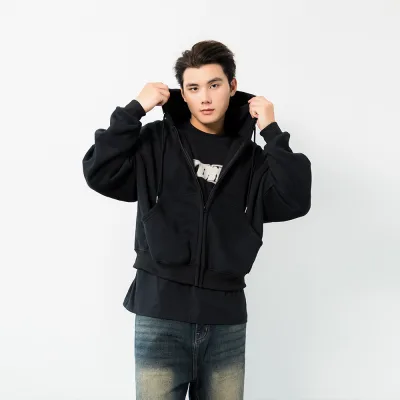 ÁO KHOÁC HOODIE UNISEX - TOTODAY - TOTODAY BOXY ZIP JACKET