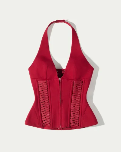 Julia Halterneck Corset Top