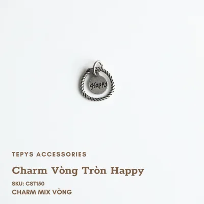 Charm Vòng Tròn Happy