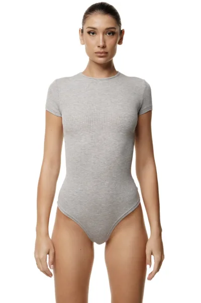 ALMOS BODYSUIT - LIGHT GREY