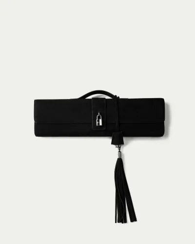 Extended Nubuck Long Clutch