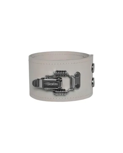 GRAY LEATHER ARM STRAP