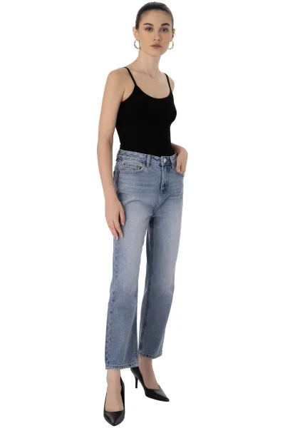 BONNIE JEANS - MEDIUM STONE