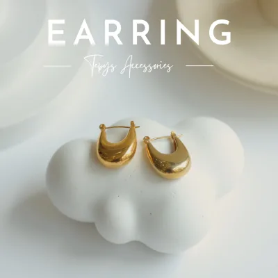Round Metal Earring
