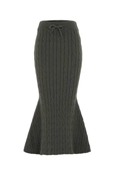 DEMI SKIRT - PEWTER GREEN
