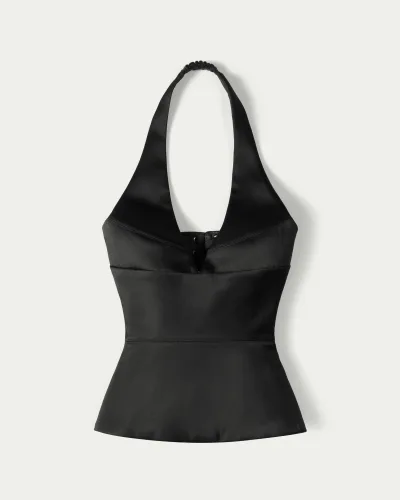 Obliged Halterneck Corset Top