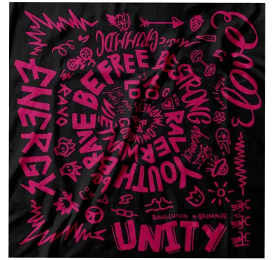 Khăn lụa cao cấp UNITY // ĐỘC THÂN // Ravo x Grimm DC 60x60cm