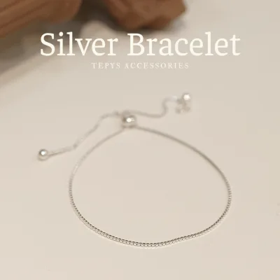 Lắc Tay Bạc Dây Rút