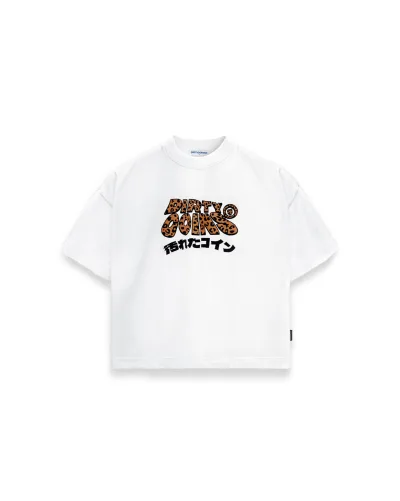 Áo thun Dico Leopard Wavy Logo