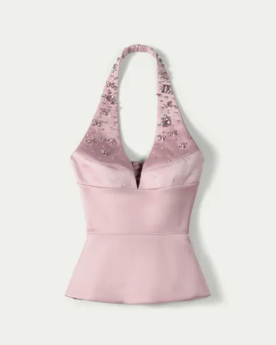Stardust Halterneck Corset Top