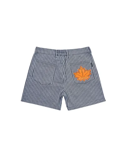 Quần Ngắn Striped Maple Leaf