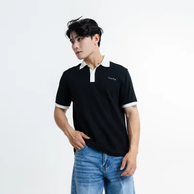 ÁO POLO NAM - TOTODAY - COLOUR BLOCK PIQUE POLO