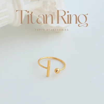 Nhẫn Pillar Titan Gold