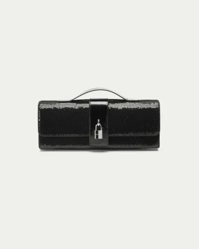 Extended Sequin Mini Clutch