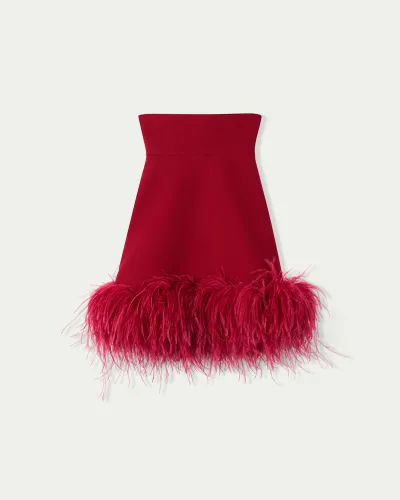 Pluma Corsetted Mini Skirt