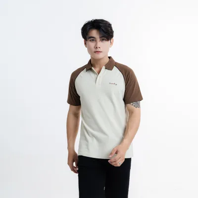 ÁO POLO NAM - TOTODAY - RAGLAN BORDER