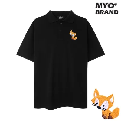 Áo Polo Cá Sấu Cotton MYO Thêu Hình Cáo