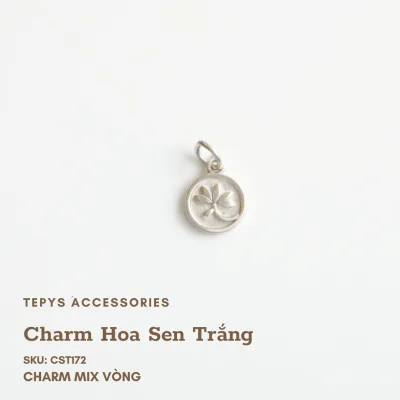Charm Hoa Sen Trắng