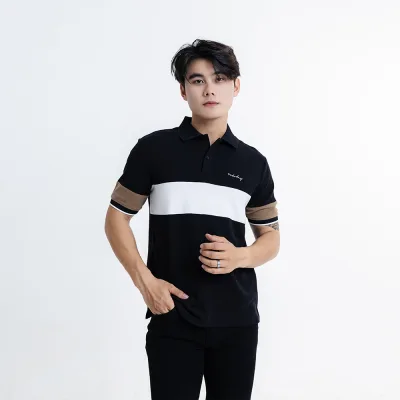 ÁO POLO NAM - TOTODAY - BLOCKING CHEST HAND