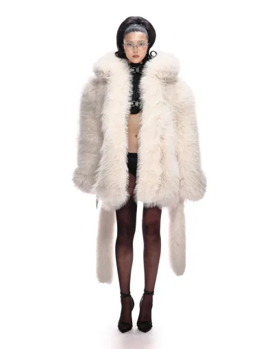 SNOW OVERSIZE FAUX FUR JACKET