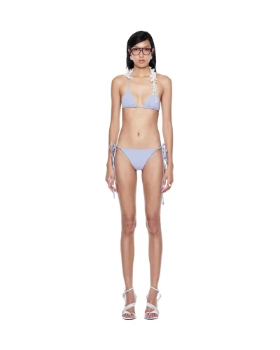 Heliotrope Floral Cluster Bikini Set