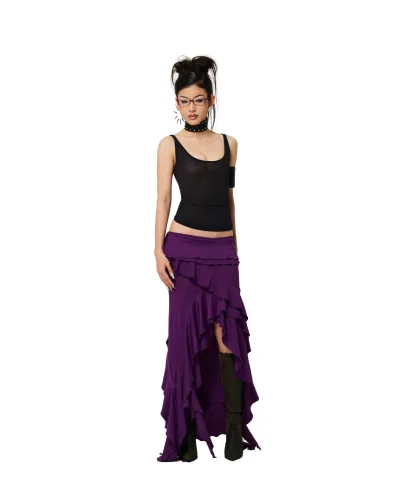 Step to Aubergine 520c Skirt
