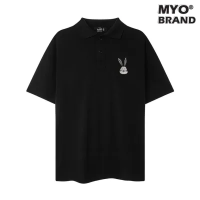 Áo Thun Polo Cao Cấp Tay Lỡ MYO Vải Thêu Rabbit P015