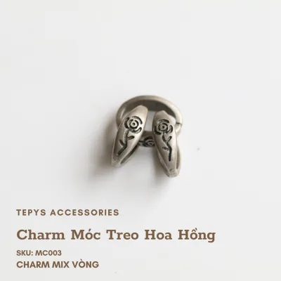 Charm Móc Treo Hoa Hồng