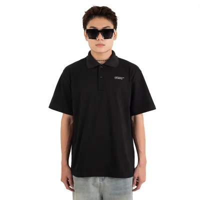 Polo GOAT BROS Oversize fit | Black