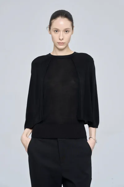 CAPE TOP - BLACK