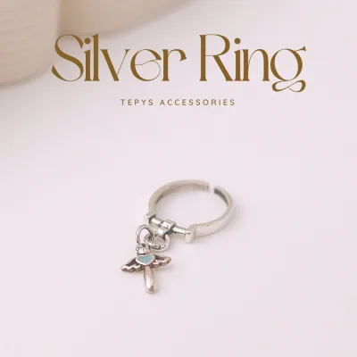 Nhẫn Bạc Mix Charm Gậy Phép Thuật