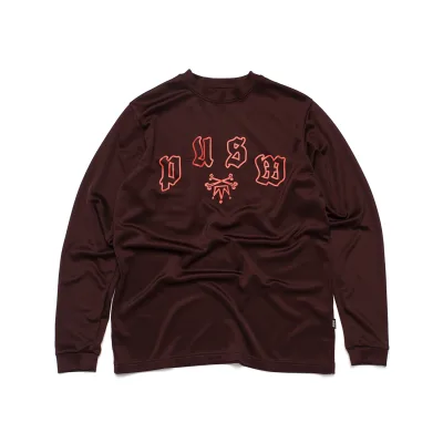 Maroon L/S Top
