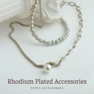 Choker Ngọc Trai Heart Silver
