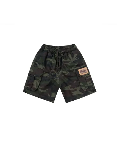 Quần ngắn Cargo Camo Patched