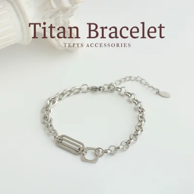 Lắc Tay Round Square Chain