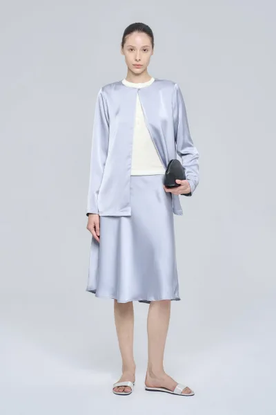 FLAVIE SKIRT - TRIDENT GREY