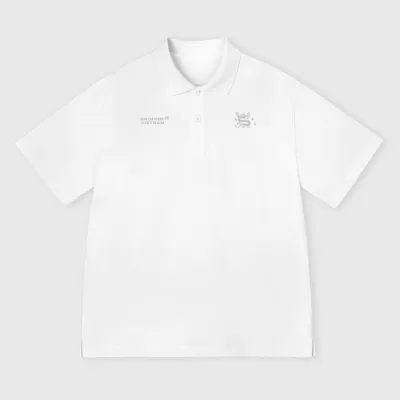 Polo Rồng Oversize fit | White