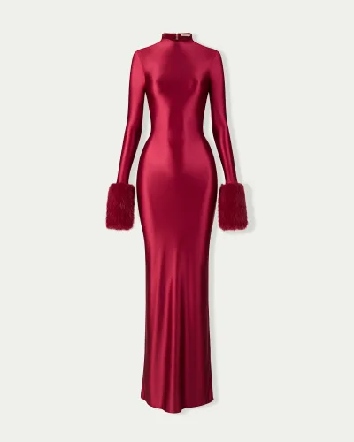 Riviera Open Back Evening Dress