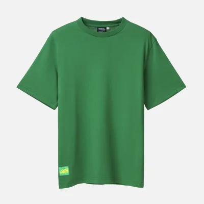 Basic Tee - Branding Label - Medium Green
