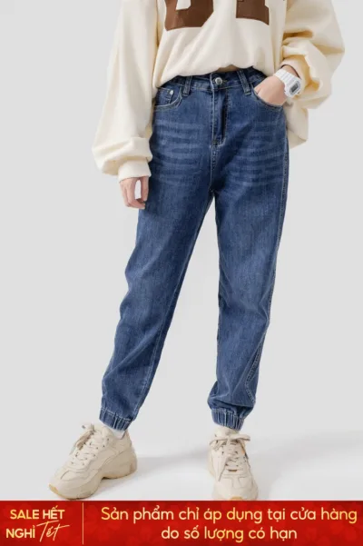 QUẦN JOGGER JEAN NỮ - TOTODAY - 10201